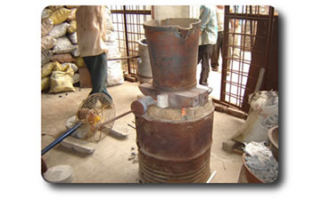 ALUMINIUM PISTON MOLDING PROCESS ALUMINIUM PISTON MOLDING PROCESS